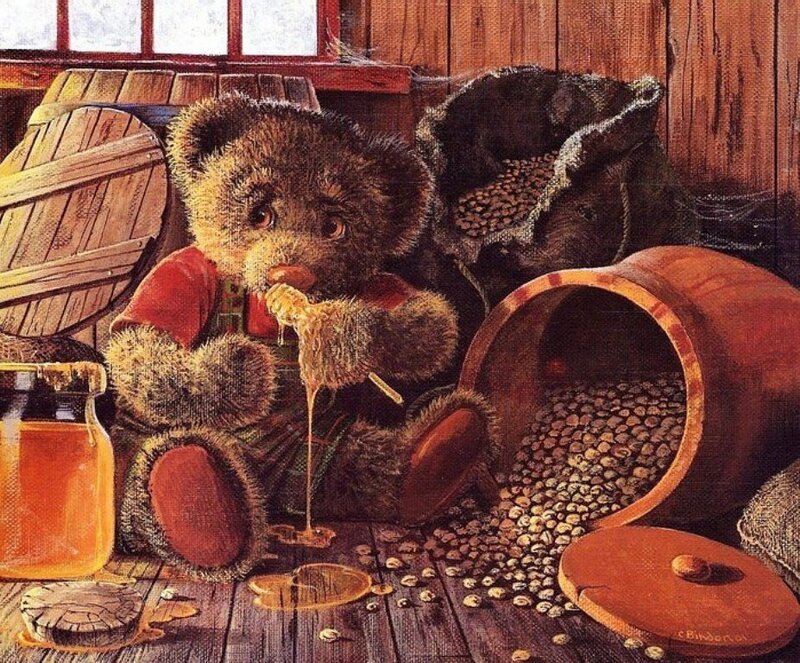 Из жизни плюшевых медведей.John Bindon.
